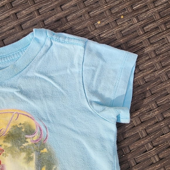 Disney Princess Ariel Blue Short Sleeve Kids Tee Size XXS 2-3 - Picture 5 of 10